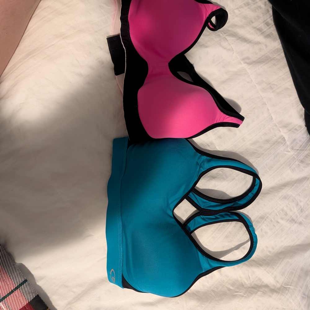 C9 by Champion Pink and Teal Sports Bras